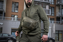  M-Tac сумка Sphaera Hex Hardsling Bag Large с липучкой Elite Ranger Green
